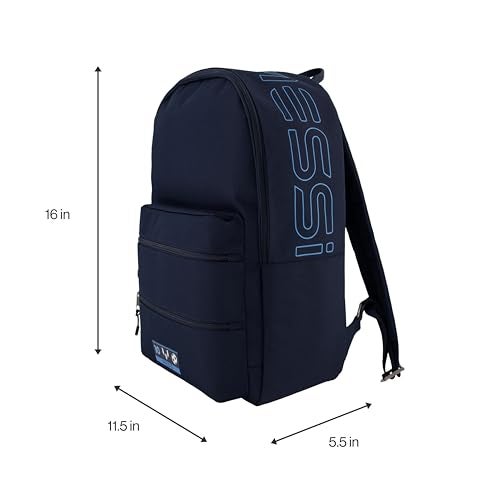MESSI حقيبة ميسي الحياتية، حقيبة مدرسية مع جيوب وأحزمة قابلة للتعديل، أزرق داكن، مقاس واحد - Image 4
