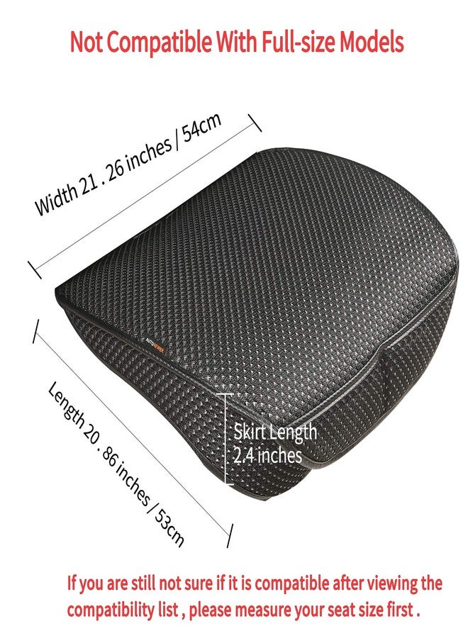 Auto Newer Breathable Universal Four Seasons Car Seat Covers, Luxury Car Seat Cushion,Protectors for Front Seat Bottoms,Compatible with 95% Vehicles(Black,1PCS) - Image 4