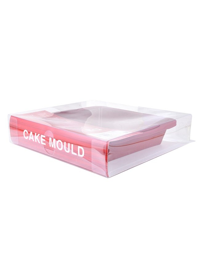 BERGNER - Bake A Wish Silicone Cake Mould Red 25.5X24X5.3cm - Image 1