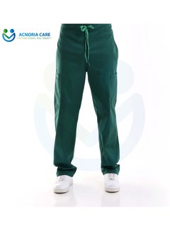ACNORIA CARE Men's Medical Scrubs Consisting Of Two Pieces 100% Cotton Blouse And Pants Olive Green Color - Size XL - From Acnoria Care  - Image 4