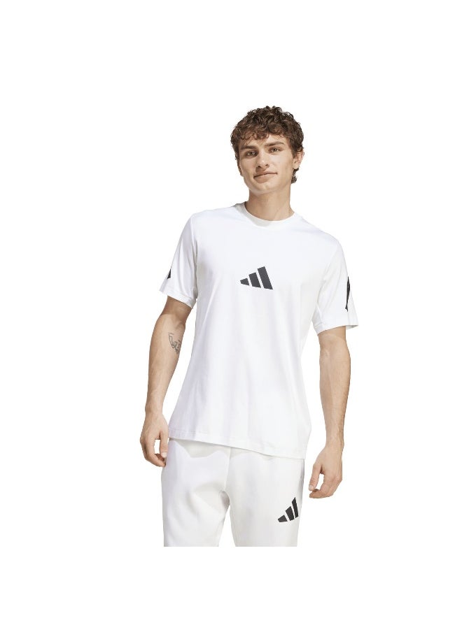 Adidas Adidas M Z.N.E. Tee White Training T-Shirts For Men Xs  - Image 3