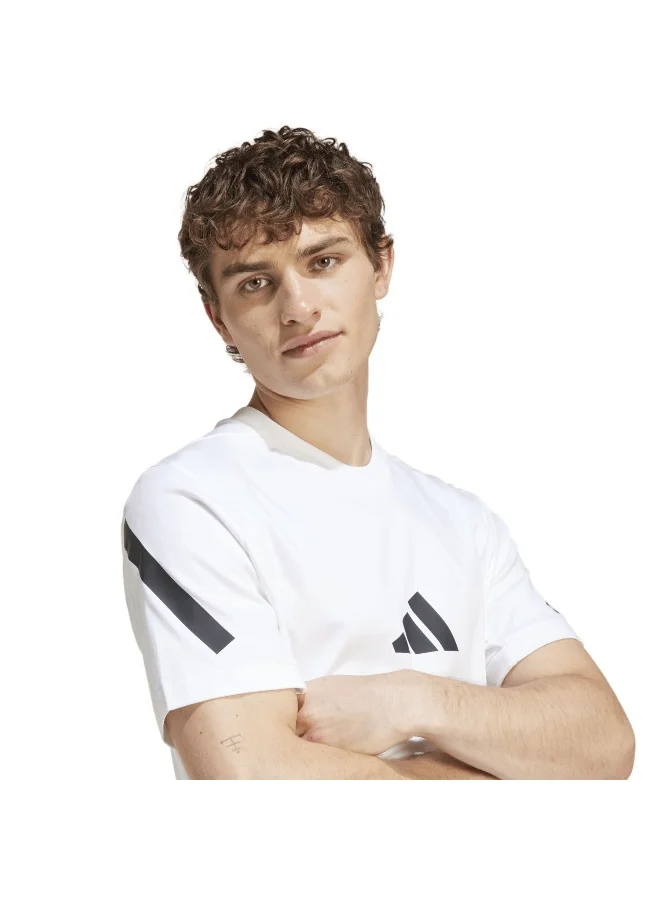 Adidas M Z.N.E. Tee White Training T-Shirts For Men XS