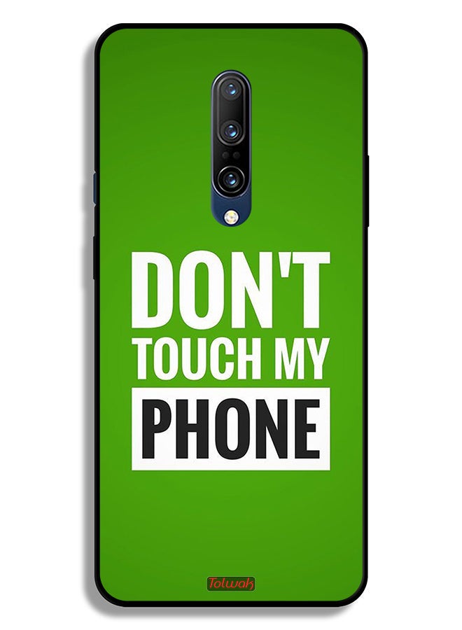 Tolwak OnePlus 7 Pro Protective Case Cover Do Not Touch My Phone - Image 2