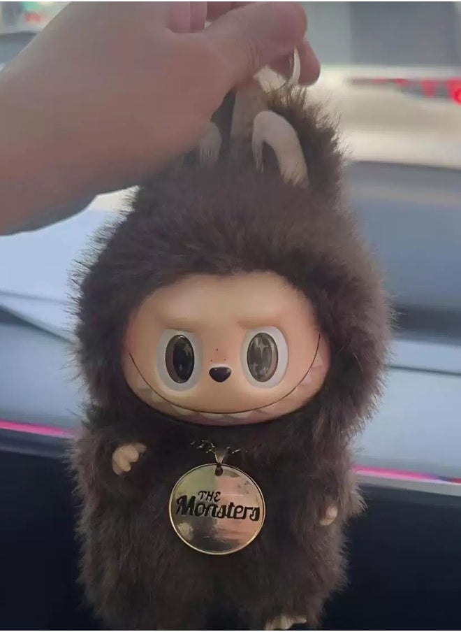 Generic - Labubu The Monsters Plush Doll Keychain ZIMOMO Exciting Macaron Vinyl Face Series Figures Toy Adorable Lovely Personalized Doll - Image 1