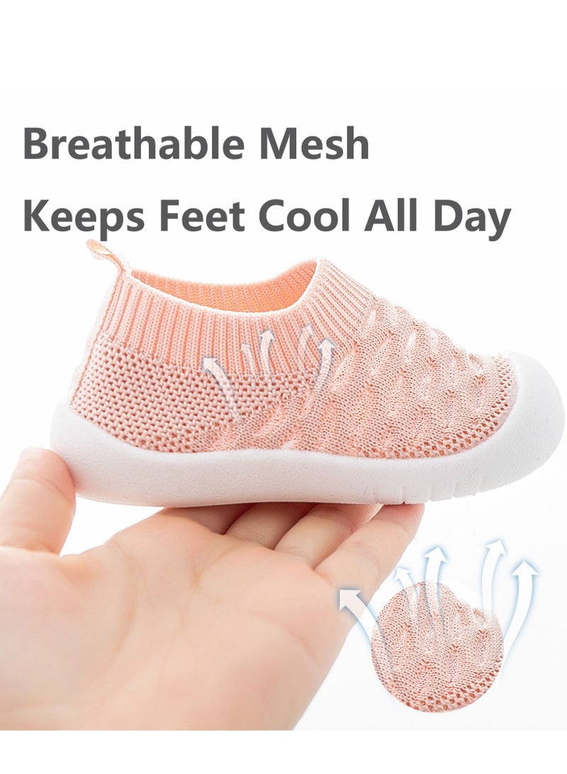 Trainers for Infant Toddler Boys Girls Shoes Breathable Mesh Soft Sole Lightweight Safer Non-Slip Toddler Sneakers Baby First Walking Shoes 6 - 36 Months  - Image 4