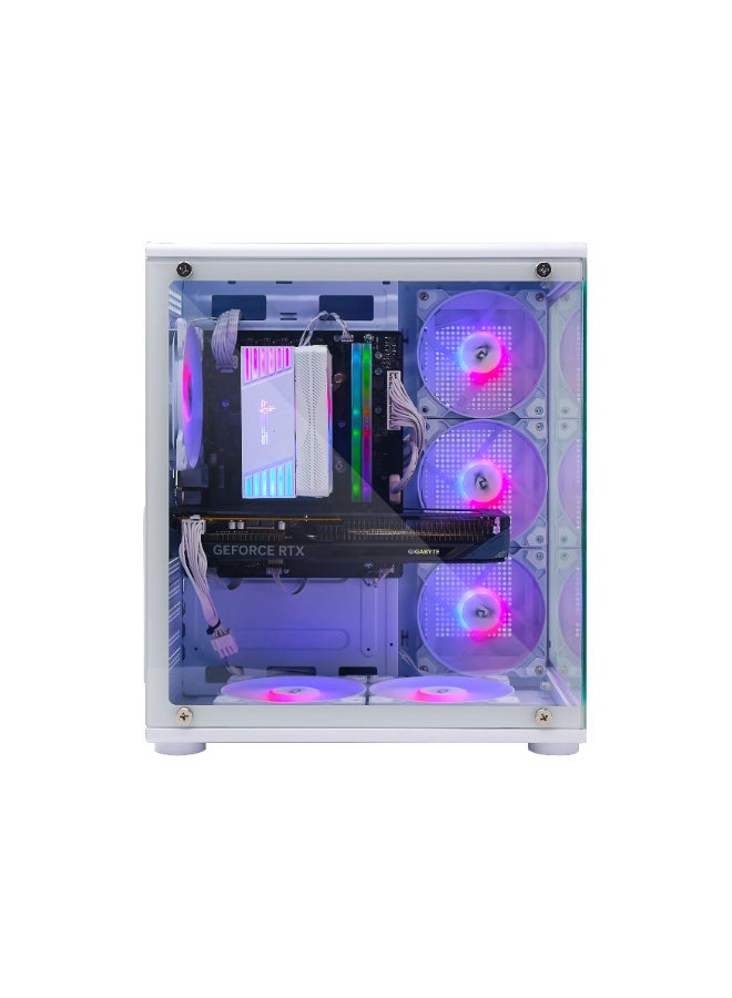 Spear Pc Gaming PC With Intel Core i5-14400F Processor/16GB RAM DDR5/1TB SSD/8GB Nvidia GeForce RTX 5060 Graphics/Windows 11 Pro/ White - Image 2