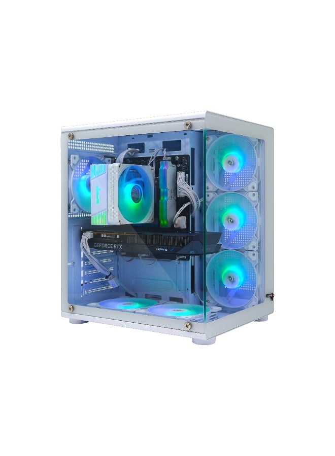 Spear Pc Gaming PC With Intel Core i5-14400F Processor/16GB RAM DDR5/1TB SSD/8GB Nvidia GeForce RTX 5060 Graphics/Windows 11 Pro/ White - Image 1