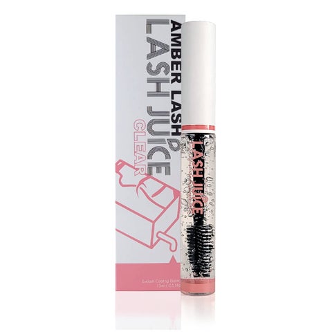 Lash Juice by Amber Lash, 3-in-1 Coating Essence and sealant for Eyelashes with Extensions and or Lift Perm, Protect and Nourish to Promote Healthy Eyelash 15ml / 0.51 fl oz (Clear)