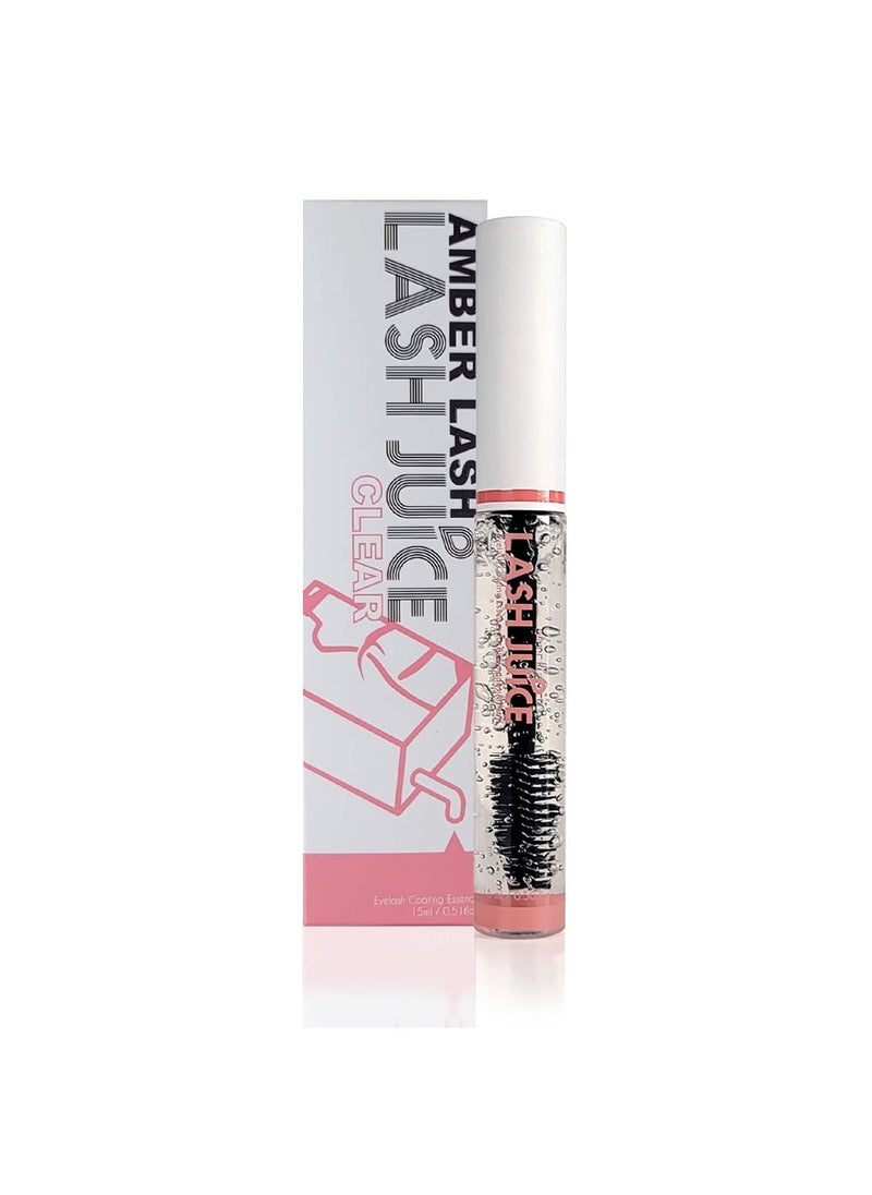 Amber Lash Lash Juice by Amber Lash, 3-in-1 Coating Essence and sealant for Eyelashes with Extensions and or Lift Perm, Protect and Nourish to Promote Healthy Eyelash 15ml / 0.51 fl oz (Clear) 