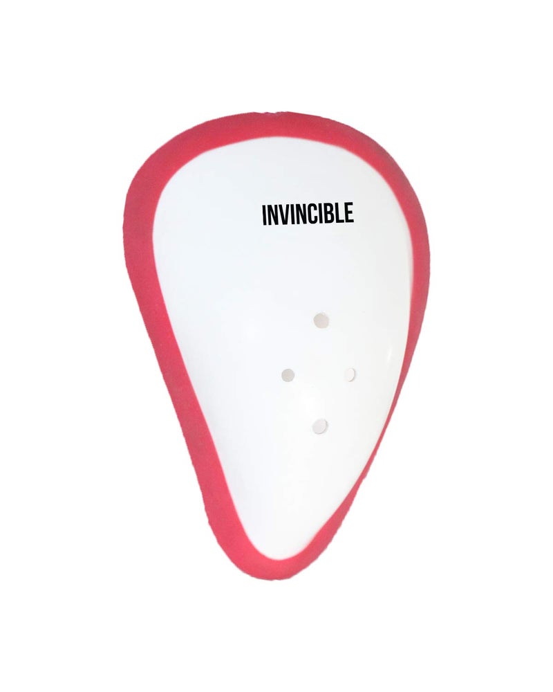 Invincible Combat Abdominal Guard White Red - Image 3