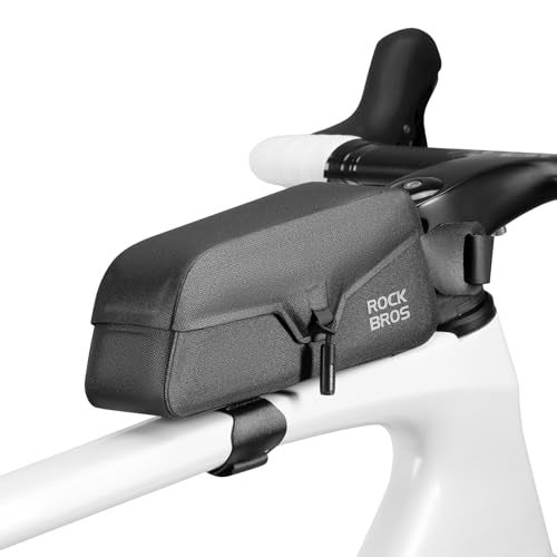 ROCKBROS Bike Frame Bag with Magnetic Flap Top Tube Bike Bag Waterproof Bike Packing Cycling Tools Storage Bag for MTB Road Bike - Image 1
