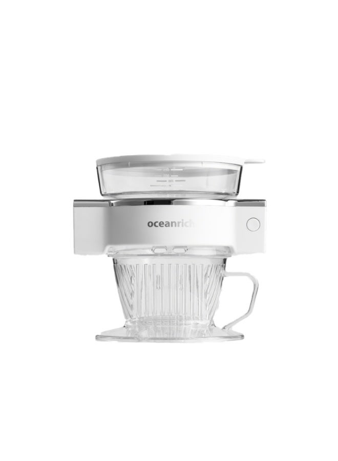 Oceanrich S5 Portable Automatic Coffee Maker, 2-in-1 Drip Brewer, 360° Rotation, 250ml, Battery Powered, BPA-Free, Compact Travel Coffee Machine - Image 1