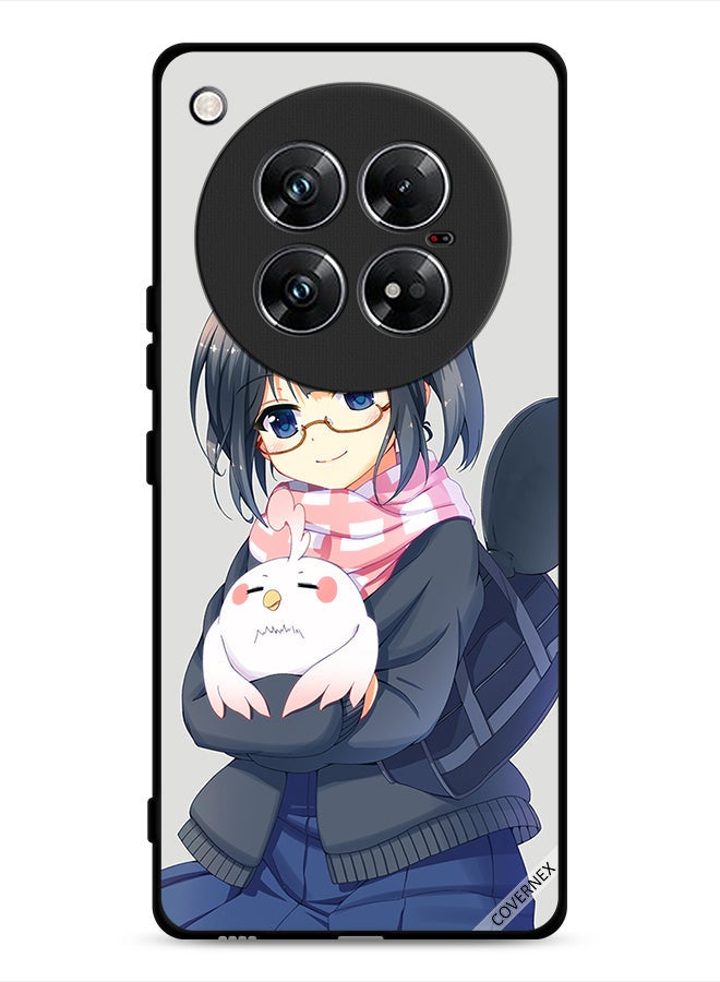 Covernex Infinix Zero 40 Protective Case Cover Girl Holding Pet Art - Image 1