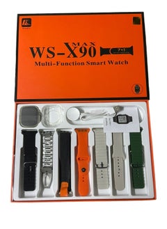 FereFit Smart Watch WS X90 MAX , 7 IN 1 With Health Fitness Tracker Sport Watch , 7 addition Replacement Band 49MM  - Image 2