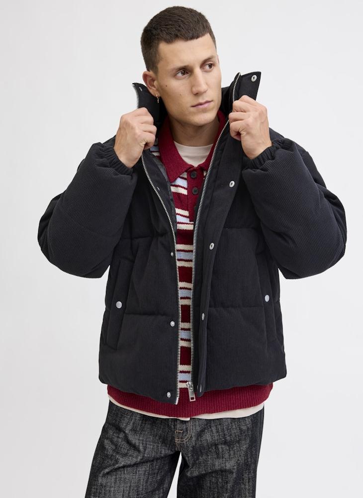 JACK & JONES Casual Corduroy Puffer Jacket - Image 3