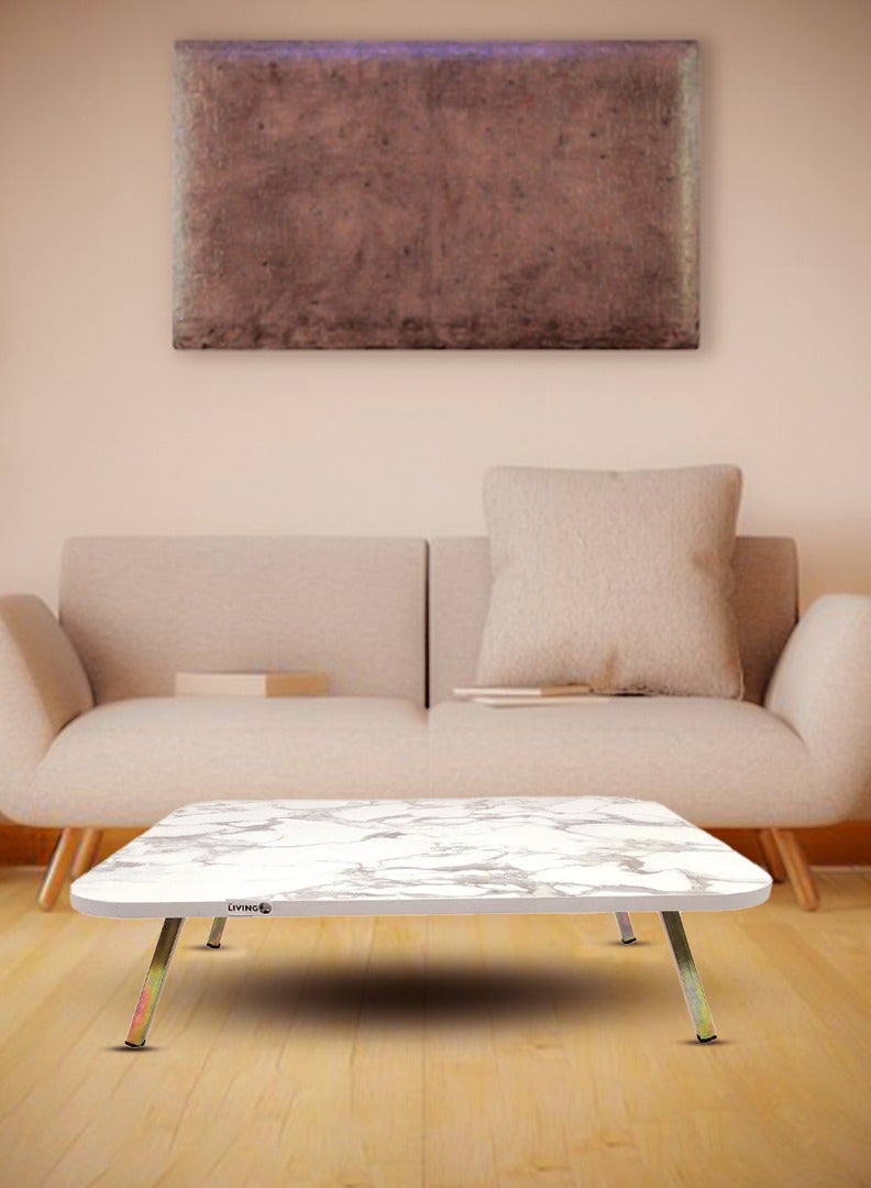 Living Foldable Legs Floor Center Table For Living Room, Kitchen, Meeting Room, Multi-Functional Coffee Table 50X80 CM - Image 5