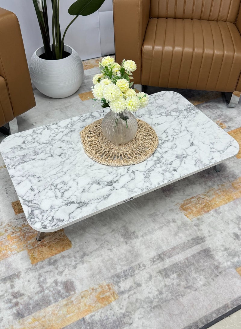 Living Modern Rectangular Floor Table | The Smart Space-Saving Table | Portable Table for Trips - Image 2