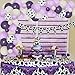 Balterever Purple Cow Party Decorations Purple Cow Balloons Garland Arch Kit with Cow Pennant Banners Farm Theme Birthday Party Supplies for Farm Birthday Party 1st 2nd 3rd 4th 5th - Image 4