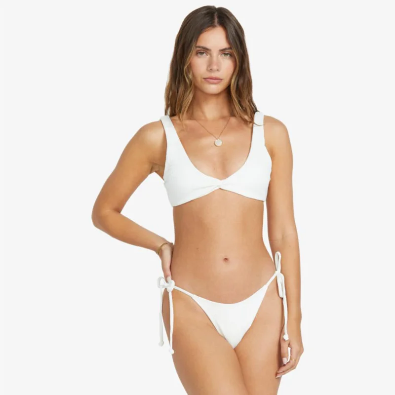 Billabong Salt And Sol Tie Side Hike Medium Coverage Bikini Bottoms - Women