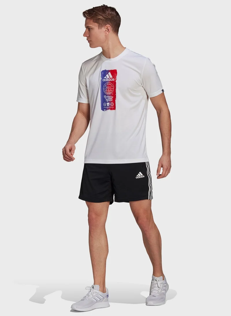 Adidas 3 Stripe Shorts