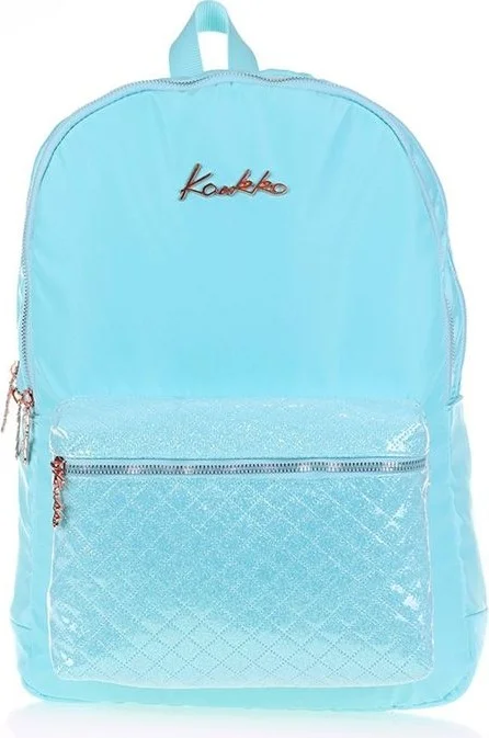 كاوكو Bright Backpack Quilted-Turquoise