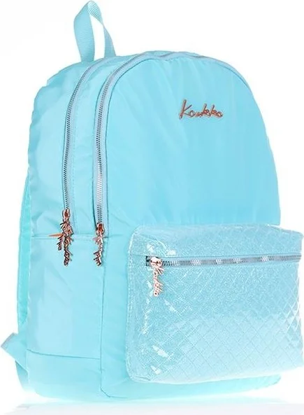 كاوكو Bright Backpack Quilted-Turquoise