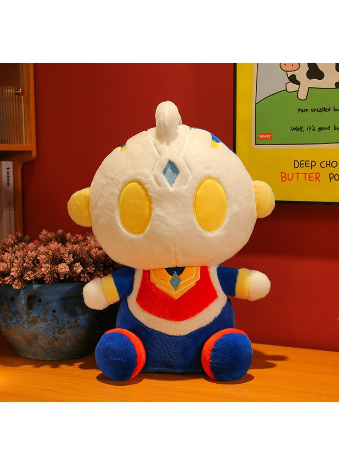 Generic - Ultraman Plush Toy Q Edition Ultraman Pillow Pillow Large Ornaments Doll For Boys Ultraman Gift-Color:Blue Red [[rabbit Plush-Height:85cm [2.5kg - Image 1