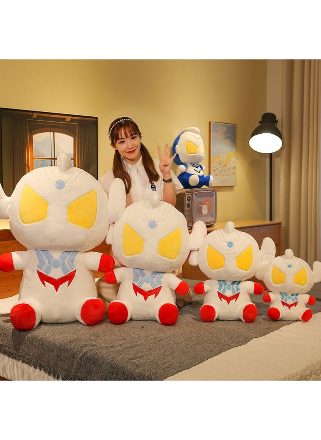 Generic - Ultraman Plush Toy Q Edition Ultraman Pillow Pillow Large Ornaments Doll For Boys Ultraman Gift-Color:Blue Red [[rabbit Plush-Height:85cm [2.5kg - Image 1