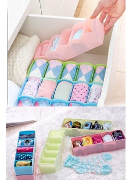 Drawer Sock Tie Accessory Organizer 5 Compartment Organizer