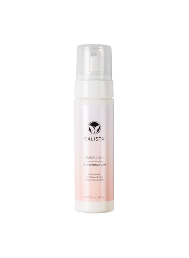 Calista Embellish Texturizing Foam | Volumizing Styling Mousse | Firm, Touchable Hold | Enhance Natural Texture | All Hair Types (7 oz) - Image 1