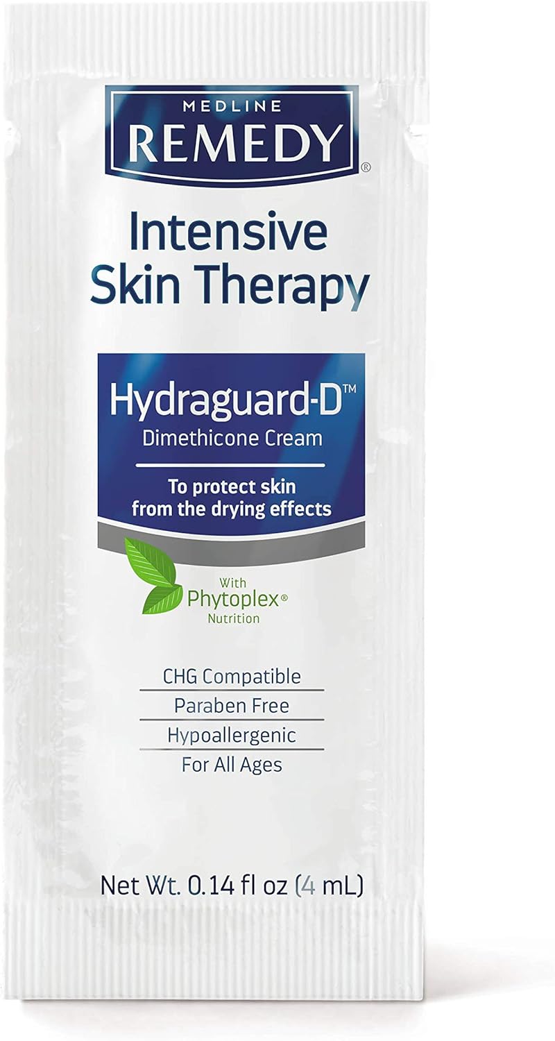 Medline Medline Remedy Specialized Silicone Cream for Skin Moisturization, Advanced Healing Formula, 4 g Packet, Pack of 144