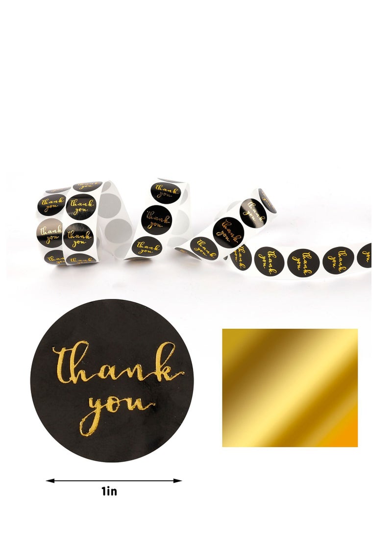 Grab Mantra Thankyou Label Stickers 4 Rolls 2000Pcs 1 inch For Gift Wrapping Envelope Seals And Small Businesses  - Image 3