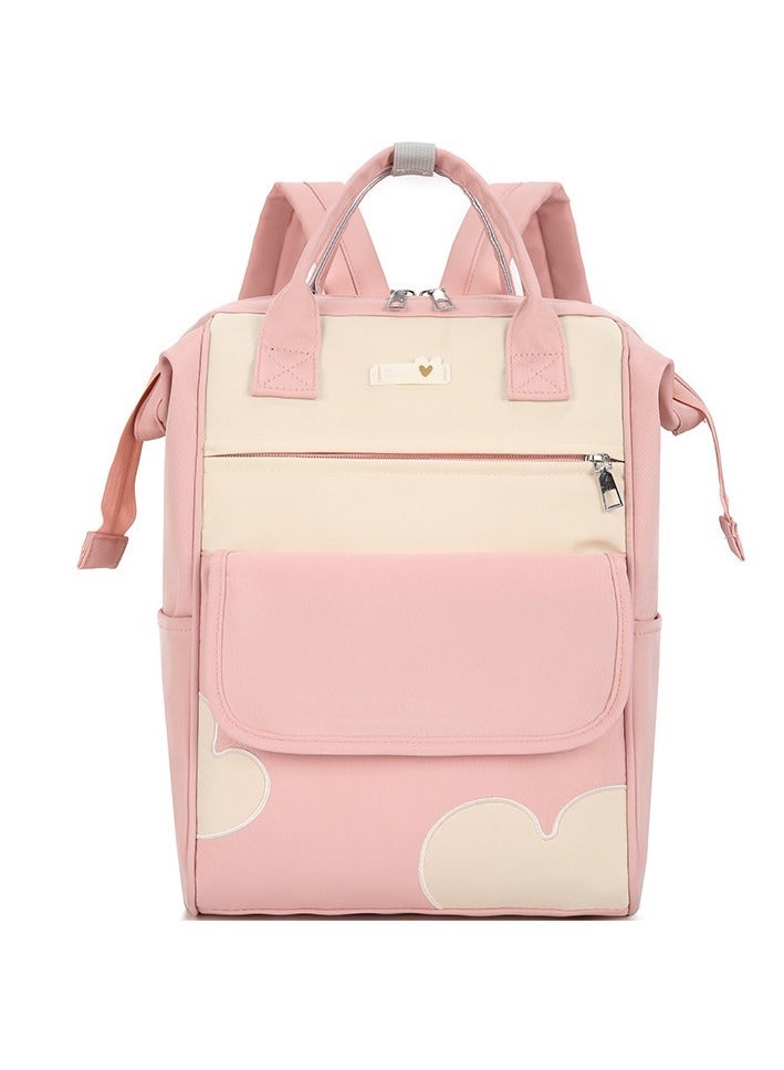 Multi Compartment Mommy Backpack Waterproof Stain Resistant with Hidden Pockets Portable Travel Nappy Backpack for Outdoor Use - Image 1