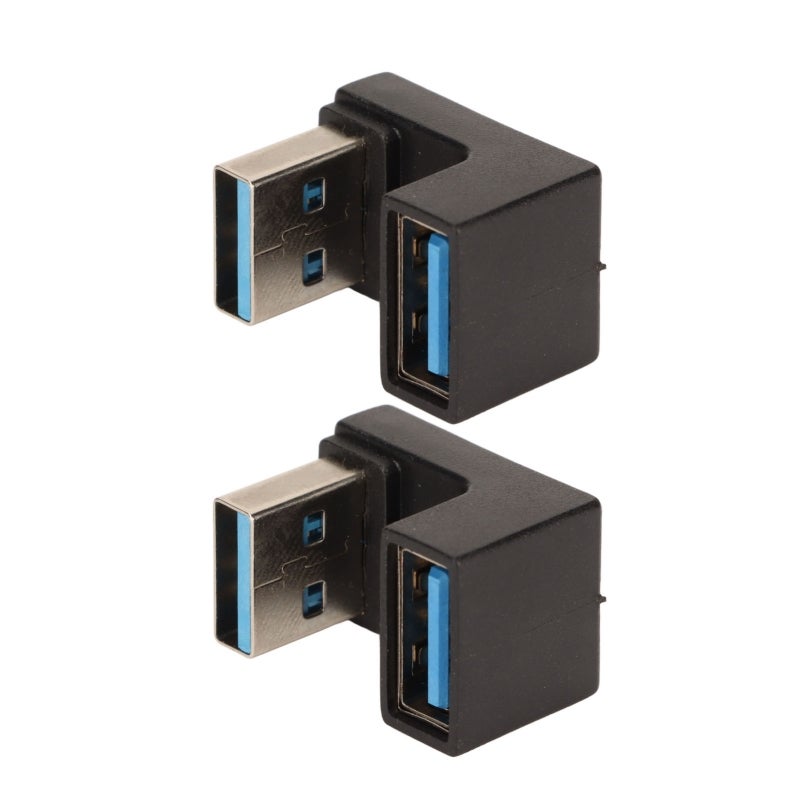 محول USB 3.0 ذكر إلى أنثى من سبائك الألومنيوم - نقل بيانات بسرعة 10 جيجابت في الثانية - تبديد سريع للحرارة - محول USB بزاوية قائمة للاستخدام المنزلي والمكتبي - Image 5