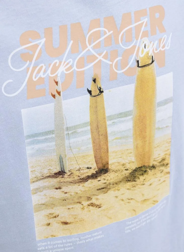 JACK & JONES JJPORTO TEE SS CREW NECK