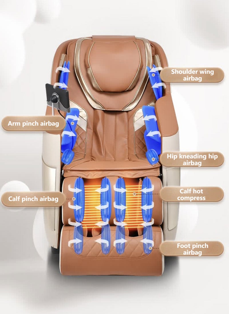 ETG Luxury Massage Chair – New Model Smart Voice Control, Zero Gravity Recliner with Full Body Airbags & Heating - Image 2
