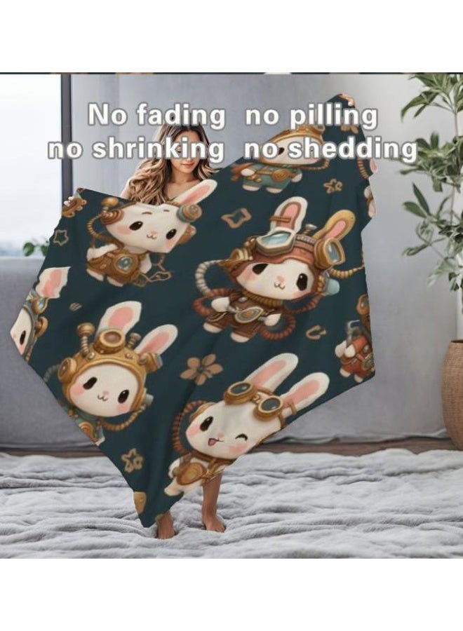 عام بطانية رقيقة من الفانيلا الكرتونية للأطفال والرضع (دافئة ومريحة، ومناسبة للنوم والألعاب) 70 سم * 100 سم - Image 4