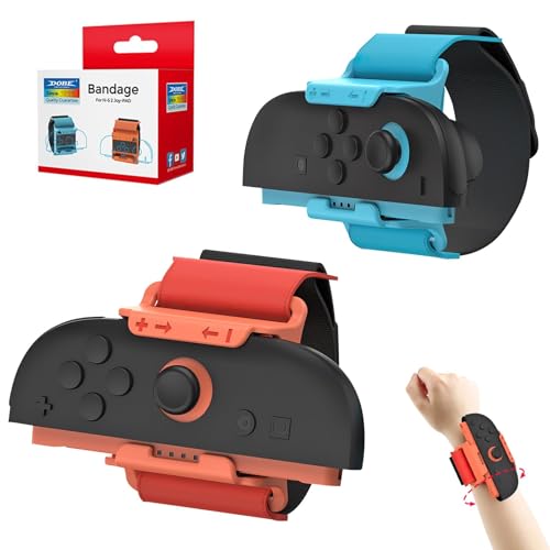Semaiki Wristband for Switch 2 Joycons,Elastic Wrist Strap for Switch 2 Joycon,Switch 2 Accessories for Just Dance 2026/2025/2024,2 Packs - Image 1