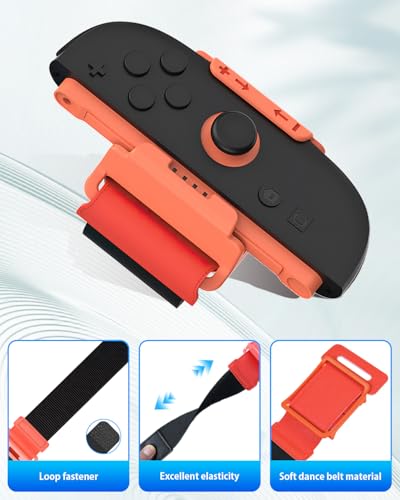 Semaiki Wristband for Switch 2 Joycons,Elastic Wrist Strap for Switch 2 Joycon,Switch 2 Accessories for Just Dance 2026/2025/2024,2 Packs - Image 4