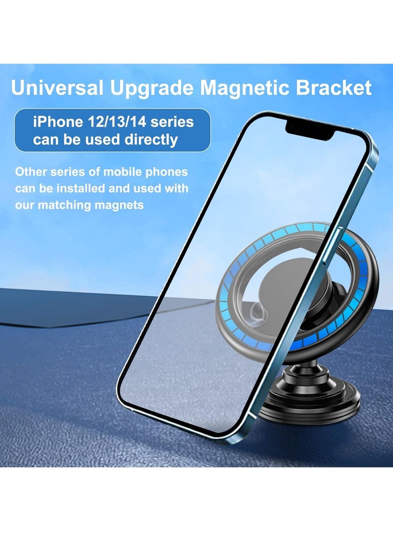 Magnetic Car Phone Holder Compatible with MagSafe - Dashboard & Air Vent Installation - Image 4
