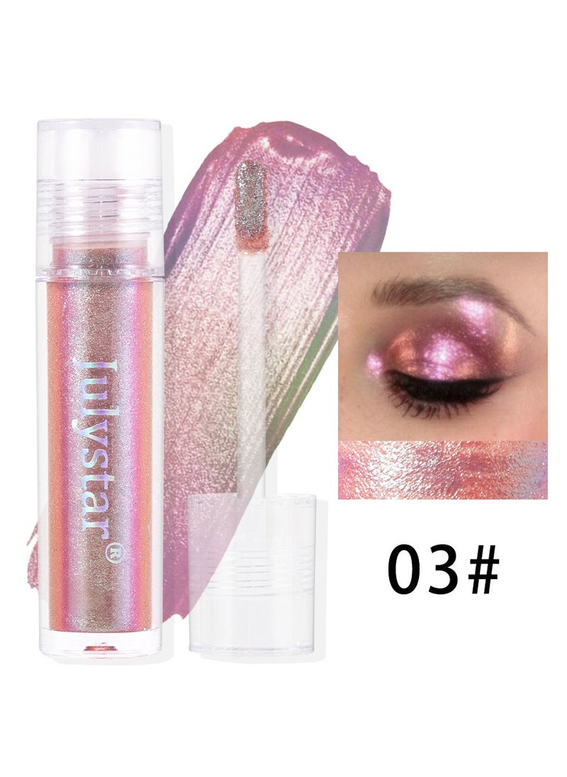 Julystar Liquid Eye Shadow – Long-Lasting, Shimmering Color for Eyes  - Image 1