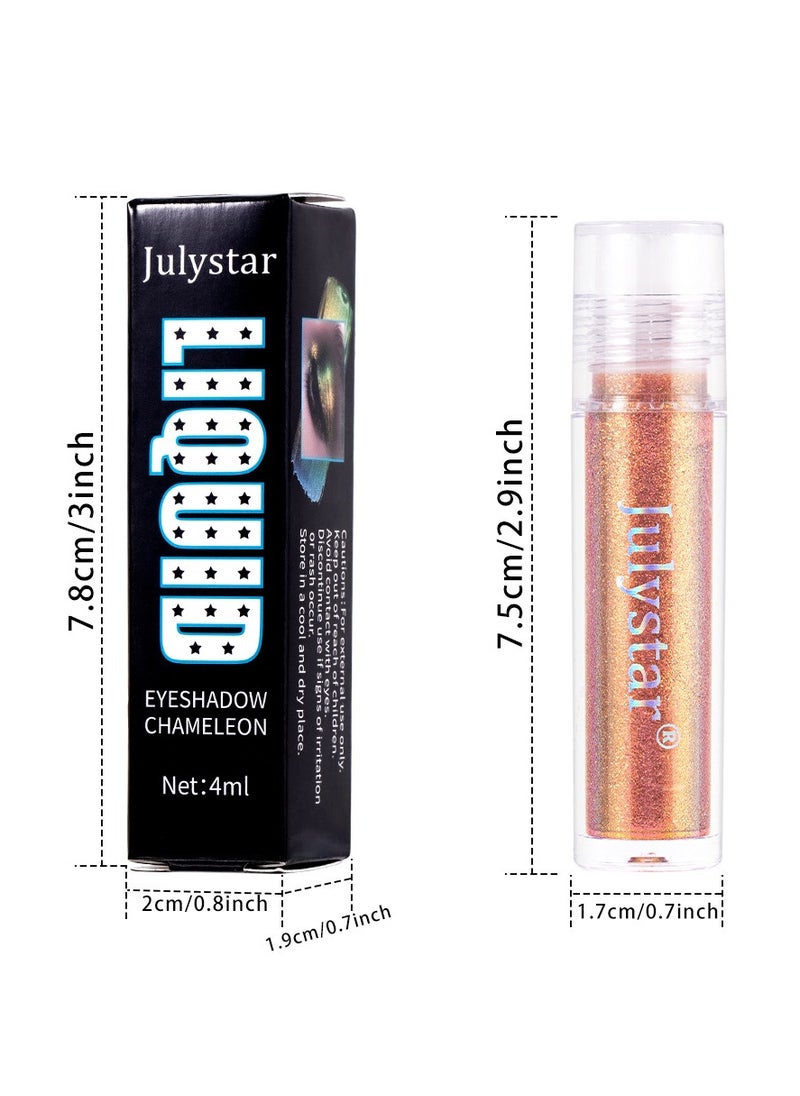 Julystar Liquid Eye Shadow – Long-Lasting, Shimmering Color for Eyes  - Image 5