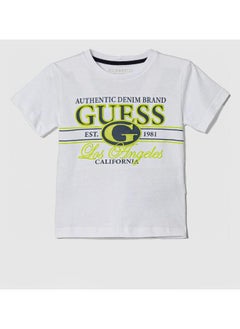 GUESS Kids Logo Crew Neck T-Shirt  - Image 1
