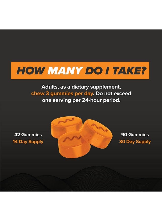 Onnit Alpha Brain Neuro Focus Gummies - Vegan Gummies with Omega-3s, Lutein, Zeaxanthin & Caffeine - Brain, Eye & Focus Supplement for Men & Women†, Citrus Punch Flavor, 90 Count - Image 3