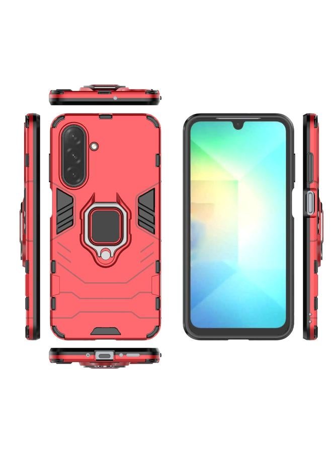 اس-توب جراب لهاتف Samsung Galaxy A26 5G PC + جراب هاتف واقٍ مقاوم للصدمات من مادة TPU مع حامل حلقي مغناطيسي - Image 3