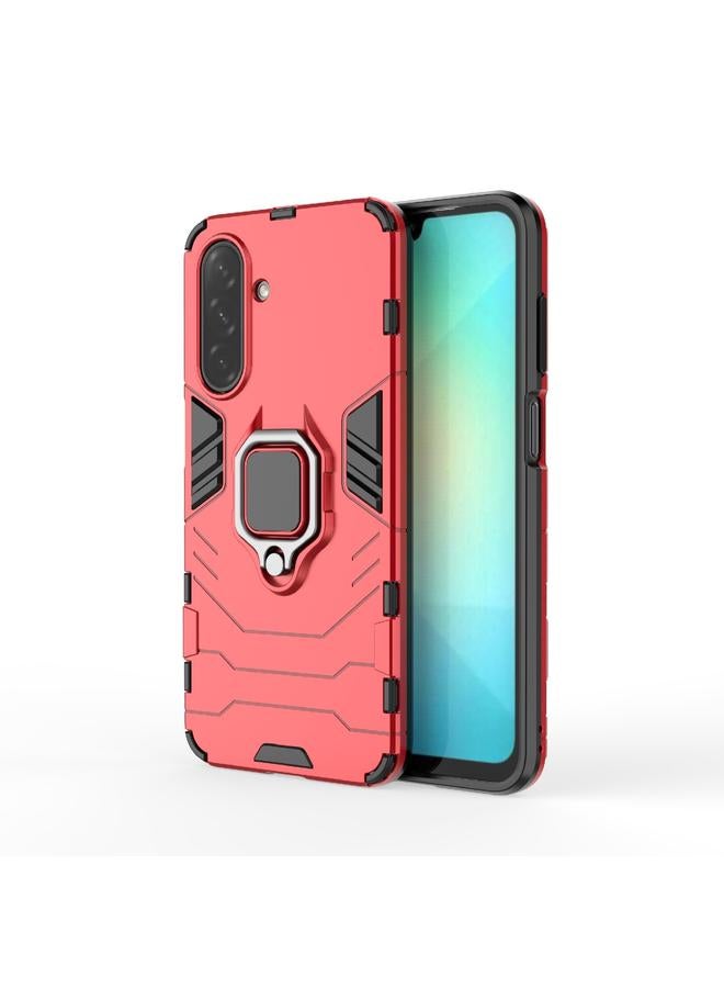 اس-توب جراب لهاتف Samsung Galaxy A26 5G PC + جراب هاتف واقٍ مقاوم للصدمات من مادة TPU مع حامل حلقي مغناطيسي - Image 1