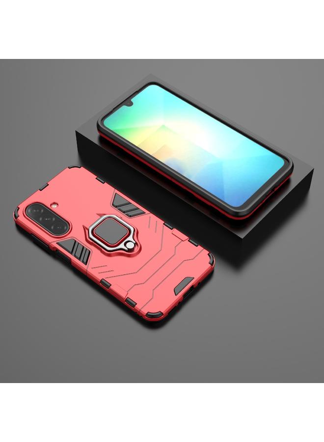 اس-توب جراب لهاتف Samsung Galaxy A26 5G PC + جراب هاتف واقٍ مقاوم للصدمات من مادة TPU مع حامل حلقي مغناطيسي - Image 2