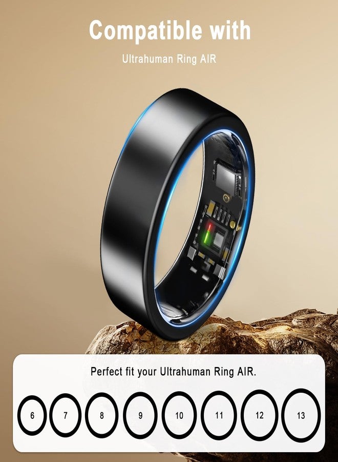 ZOOROO 3 Pack Cover Compatible with Ultrahuman Ring Air, Surport Charging with Cover on, Anti-Scratch TPU Ultra Human Ring Protector for Women Men - Image 2