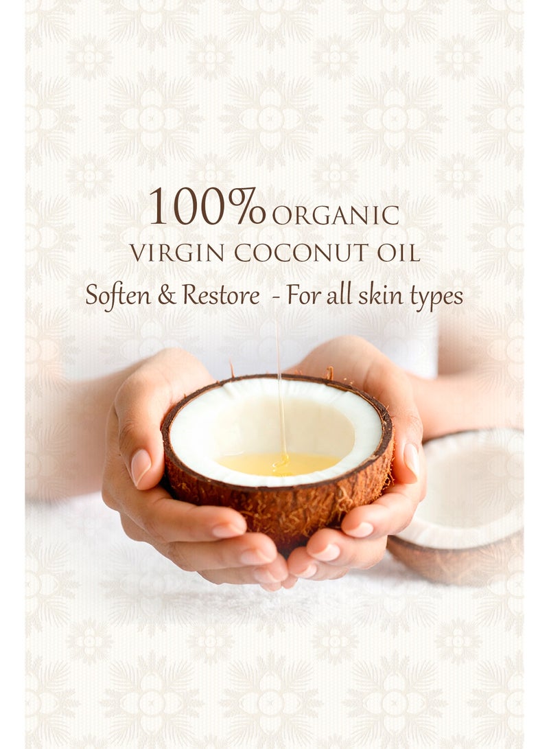 spa ceylon Virgin Coconut Hair Nourishing Oil, 100% Natural, Hair Growth, Scalp Nourishing, Hair Repair, Best for Dry, Very Dry & Unruly Hair, 100ml - Image 2