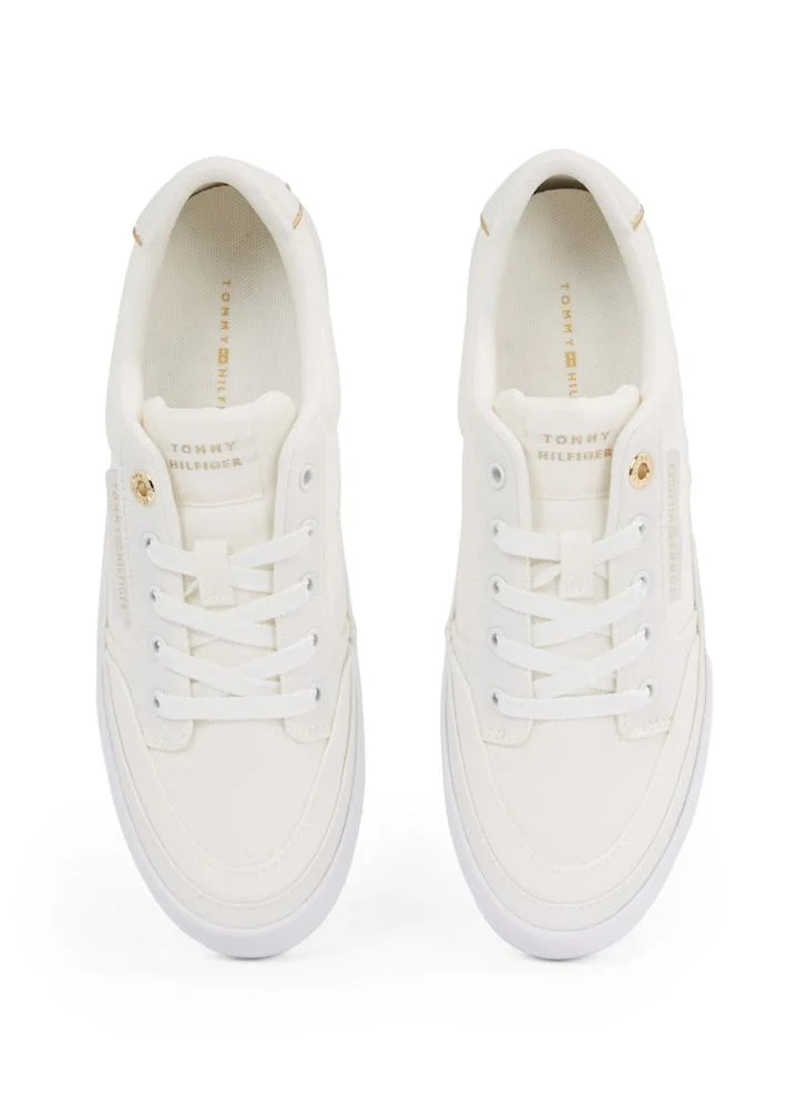 TOMMY HILFIGER Logo Detail Lace Up Low Top Sneakers